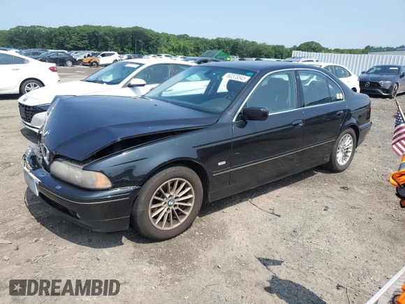 2003 BMW 5 Series 540i with VIN WBADN63413GN89699, listed as a Copart auction lot 60373545 with 243,882 mi miles and Clean title. Bid and sale history available at DreamBid. Image 1.