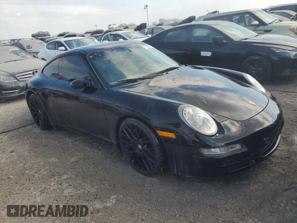 2007 Porsche 911 Carrera S with VIN WP0AB29927S730177, listed as a Copart auction lot 73738504 with 0 mi miles and Non Repairable. Bid and sale history available at carsss.com. Image 4.
