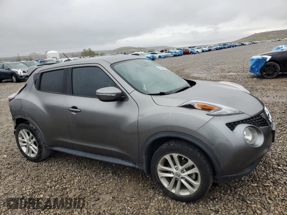 2015 Nissan Juke S with VIN JN8AF5MVXFT564899, listed as a Copart auction lot 52990715 with 68,533 mi miles and Salvage Title. Bid and sale history available at carsss.com. Image 4.