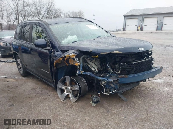 2017 Jeep Compass High Altitude with VIN 1C4NJDEBXHD139545, listed as a IAAI auction lot 41576246 with 89,969 mi miles and . Bid and sale history available at carsss.com. Image 1.