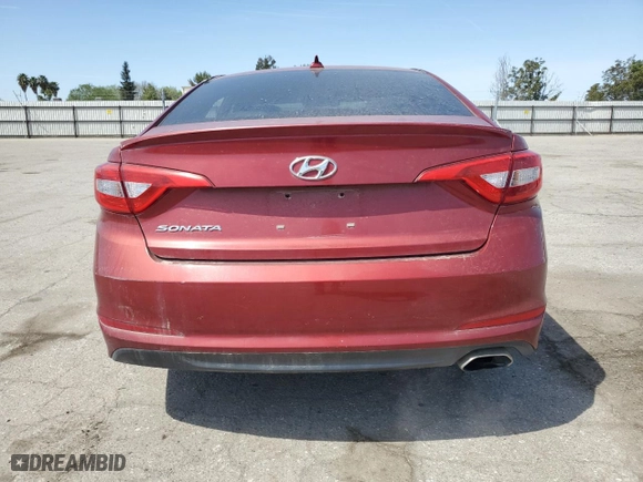 2015 Hyundai Sonata 2.4L SE with VIN 5NPE24AF6FH144240, listed as a Copart auction lot 45716155 with 94,702 mi miles and Clean Title. Bid and sale history available at carsss.com. Image 6.