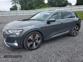 2019 Audi e-tron Prestige with VIN WA1VAAGE2KB005891, listed as a Copart auction lot 60627053 with 25,596 mi miles. Bid and sale history available at carsss.com. Image 1.