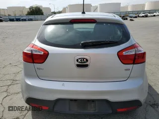 2013 Kia Rio LX with VIN KNADM5A32D6252845, listed as a Copart auction lot 53567595 with 165,806 mi miles and Clean Title. Bid and sale history available at carsss.com. Image 6.