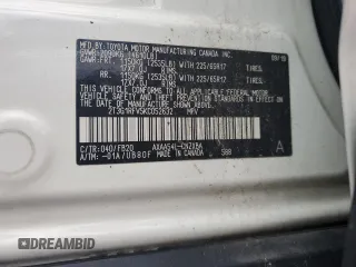 2019 Toyota RAV4 LE with VIN 2T3G1RFV5KC052632, listed as a Copart auction lot 63547905 with 138,090 mi miles and Clean title. Bid and sale history available at DreamBid. Image 13.