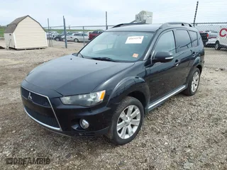 2012 Mitsubishi Outlander SE with VIN JA4AS3AW4CU006815, listed as a IAAI auction lot 41652578 with 130,000 mi miles. Bid and sale history available at carsss.com. Image 2.