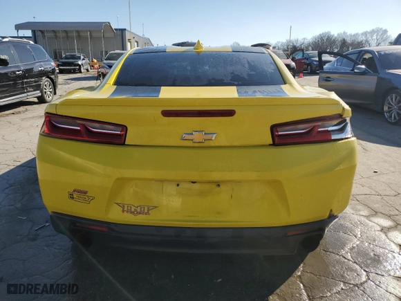 2018 Chevrolet Camaro 1LT with VIN 1G1FB1RX9J0106922, listed as a Copart auction lot 48881855 with 70,191 mi miles and Salvage Title. Bid and sale history available at carsss.com. Image 6.