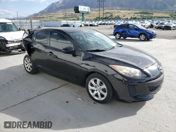 2013 Mazda 3 i SV with VIN JM1BL1TF3D1823625, listed as a Copart auction lot 56344925 with 95,814 mi miles and Salvage title. Bid and sale history available at DreamBid. Image 4.