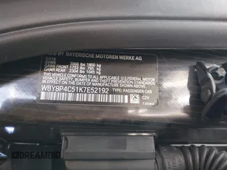 2019 BMW i3 with VIN WBY8P4C51K7E52192, listed as a IAAI auction lot 41696266 with 44,030 mi miles and . Bid and sale history available at DreamBid. Image 9.