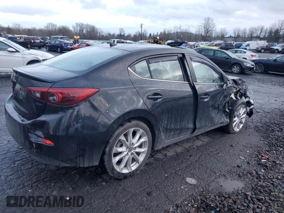 2015 Mazda 3 S Grand Touring with VIN JM1BM1W31F1241007, listed as a Copart auction lot 86425034 with 119,674 mi miles and Salvage Title. Bid and sale history available at DreamBid. Image 3.