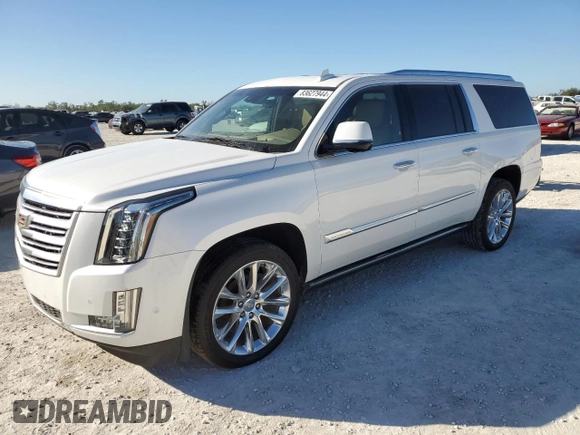 2019 Cadillac Escalade ESV Platinum z VIN 1GYS4KKJ6KR203711, wystawiony jako Copart lot #83627944 z przebiegiem 54 241 mil mil oraz Nie do naprawy • Non repairable. Historia ofert i sprzedaży dostępna na DreamBid. Obrazek 1.