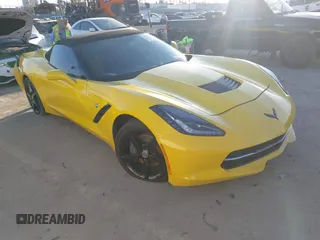 2014 Chevrolet Corvette 3LT with VIN 1G1YF3D74E5108425, listed as a IAAI auction lot 41625689 with 1 mi miles. Bid and sale history available at carsss.com. Image 1.