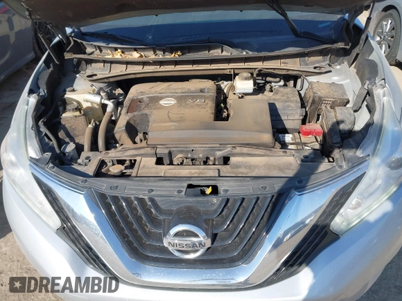 2017 Nissan Murano Platinum with VIN 5N1AZ2MG1HN181276, listed as a IAAI auction lot 41625761 with 124,525 mi miles. Bid and sale history available at carsss.com. Image 10.