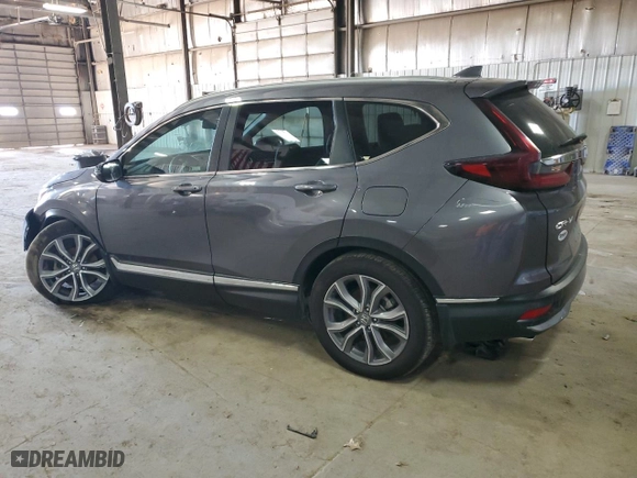 2021 Honda CR-V Touring with VIN 2HKRW2H98MH664625, listed as a Copart auction lot 43223795 with 59,210 mi miles and Salvage Title. Bid and sale history available at carsss.com. Image 2.
