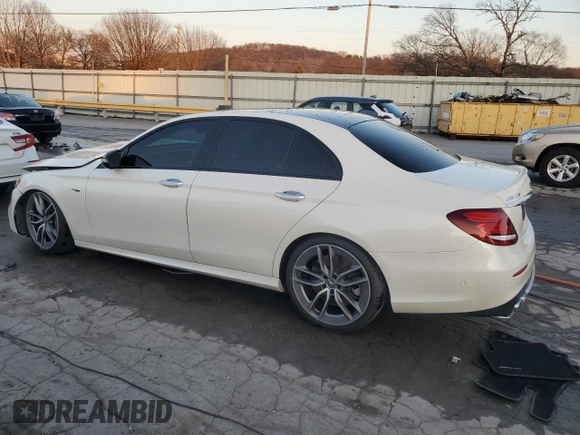 2019 Mercedes-Benz E-Class AMG E 53 with VIN WDDZF6BB1KA650949, listed as a Copart auction lot 86445484 with 57,847 mi miles and Salvage Title. Bid and sale history available at carsss.com. Image 2.
