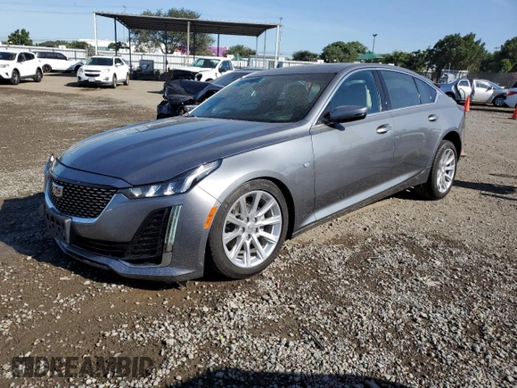 2020 Cadillac CT5 Luxury with VIN 1G6DW5RK5L0154843, listed as a Copart auction lot 70513433 with 25,187 mi miles. Bid and sale history available at carsss.com. Image 1.