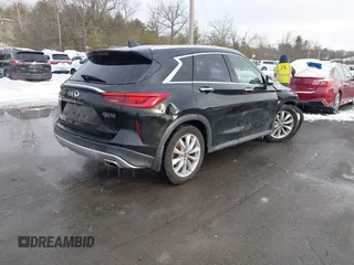 2019 Infiniti QX50 Essential with VIN 3PCAJ5M39KF112321, listed as a IAAI auction lot 41625297 with 82,032 mi miles and . Bid and sale history available at DreamBid. Image 4.
