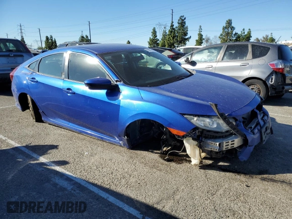 2017 Honda Civic Sedan LX with VIN 2HGFC2F50HH519641, listed as a Copart auction lot 79973024 with 121,961 mi miles and Salvage Title. Bid and sale history available at carsss.com. Image 4.