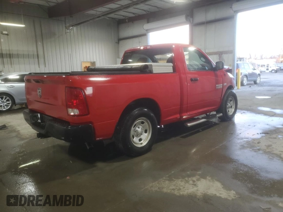 2017 Ram 1500 Express with VIN 3C6JR6AT0HG787343, listed as a Copart auction lot 86838794 with 49,856 mi miles and Salvage title. Bid and sale history available at DreamBid. Image 3.