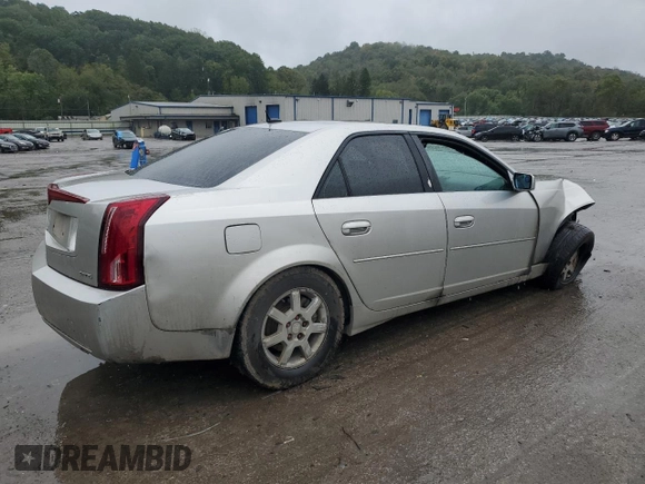 2005 Cadillac CTS with VIN 1G6DP567150232647, listed as a Copart auction lot 73393844 with 185,799 mi miles and Salvage Title. Bid and sale history available at carsss.com. Image 3.