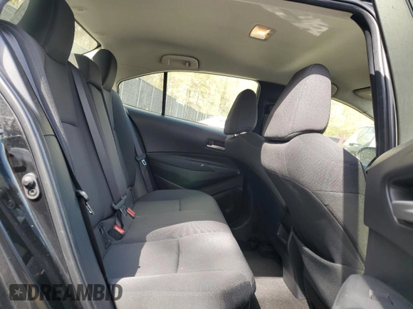 2021 Toyota Corolla Hybrid LE with VIN JTDEAMDE1MJ002887, listed as a Copart auction lot 53092595 with 65,547 mi miles and Salvage Title. Bid and sale history available at carsss.com. Image 10.