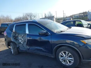 2016 Nissan Rogue SV with VIN KNMAT2MV9GP662786, listed as a IAAI auction lot 41747174 with 142,890 mi miles. Bid and sale history available at carsss.com. Image 6.