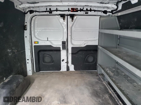2023 Ford Transit Cargo with VIN 1FTBR1Y80PKA68280, listed as a Copart auction lot 60612605 with 39,016 mi miles and Salvage title. Bid and sale history available at DreamBid. Image 10.