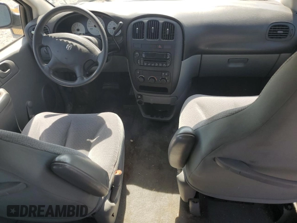 2005 Dodge Caravan SE with VIN 1D4GP25B75B227281, listed as a Copart auction lot 54076975 with 166,419 mi miles and Salvage title. Bid and sale history available at DreamBid. Image 8.