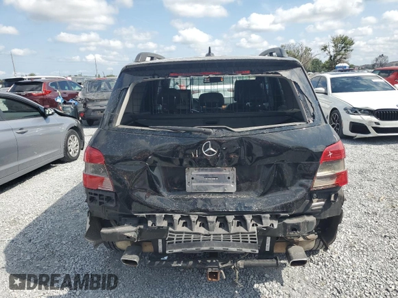 2012 Mercedes-Benz GLK 350 with VIN WDCGG5GB8CF794191, listed as a Copart auction lot 56164205 with 143,501 mi miles and Salvage Title. Bid and sale history available at DreamBid. Image 6.