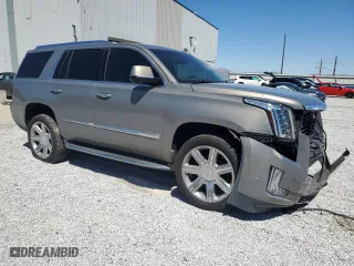 2018 Cadillac Escalade Luxury with VIN 1GYS4BKJ5JR336667, listed as a Copart auction lot 68766064 with 56,277 mi miles and Salvage Title. Bid and sale history available at carsss.com. Image 4.