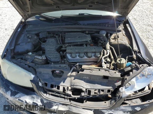 2004 Honda Civic LX with VIN 2HGES16594H523349, listed as a Copart auction lot 53368775 with 210,648 mi miles and Salvage Title. Bid and sale history available at carsss.com. Image 11.
