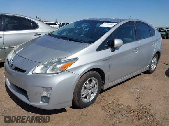 2010 Toyota Prius II with VIN JTDKN3DU0A0130127, listed as a IAAI auction lot 41763304 with 217,258 mi miles. Bid and sale history available at carsss.com. Image 2.