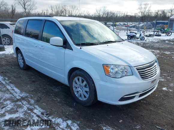 2015 Chrysler Town & Country LX with VIN 2C4RC1AG0FR676463, listed as a IAAI auction lot 41269495 with 83,020 mi miles and . Bid and sale history available at carsss.com. Image 1.