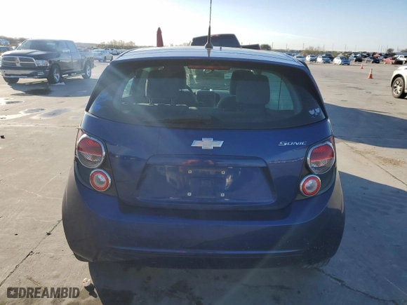 2014 Chevrolet Sonic LS with VIN 1G1JA6SH7E4135279, listed as a Copart auction lot 85512374 with 100,090 mi miles and Salvage Title. Bid and sale history available at carsss.com. Image 6.