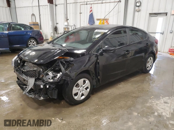 2017 Kia Forte LX with VIN 3KPFK4A79HE045478, listed as a Copart auction lot 50536325 with 55,579 mi miles and Clean Title. Bid and sale history available at carsss.com. Image 1.