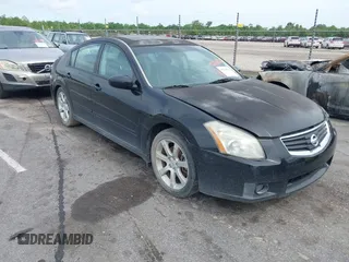 2007 Nissan Maxima 3.5 SL with VIN 1N4BA41E97C801421, listed as a IAAI auction lot 42116820 with 127,730 mi miles. Bid and sale history available at carsss.com. Image 1.
