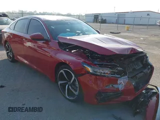 2020 Honda Accord Sport with VIN 1HGCV2F31LA015120, listed as a IAAI auction lot 40133843 with 57,523 mi miles and . Bid and sale history available at DreamBid. Image 1.