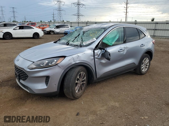 2022 Ford Escape SE with VIN 1FMCU0G68NUC01894, listed as a Copart auction lot 62174145 with Not provided miles and Salvage title. Bid and sale history available at DreamBid. Image 1.