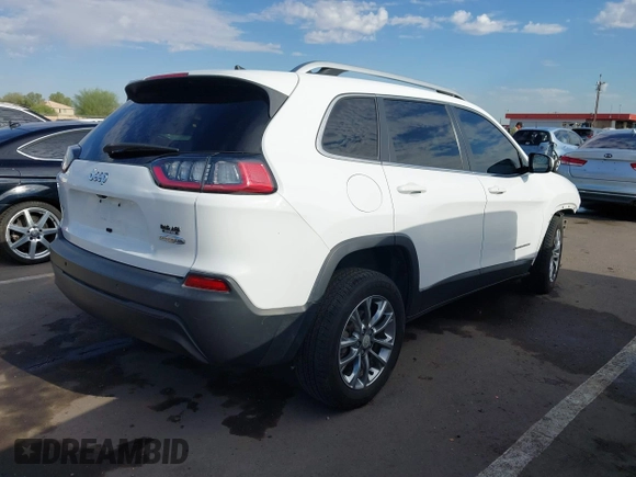 2020 Jeep Cherokee Latitude Plus with VIN 1C4PJLLB4LD634130, listed as a IAAI auction lot 42644338 with 117,774 mi miles and . Bid and sale history available at DreamBid. Image 4.