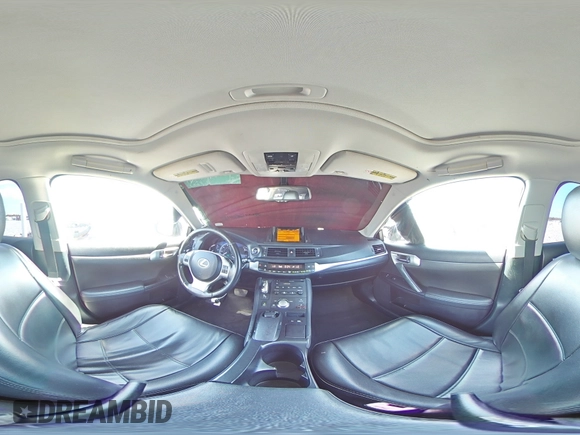 2012 Lexus CT 200h with VIN JTHKD5BH8C2086047, listed as a Copart auction lot 64361645 with 105,879 mi miles and Salvage title. Bid and sale history available at DreamBid. Image 14.