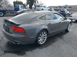 2012 Audi A7 Premium Plus with VIN WAUYGAFC3CN130168, listed as a IAAI auction lot 41647698 with 118,295 mi miles and . Bid and sale history available at DreamBid. Image 4.