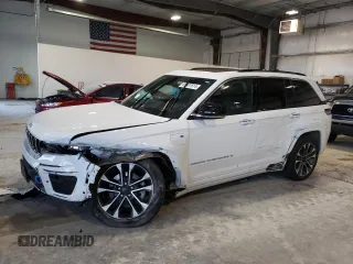 2022 Jeep Grand Cherokee Overland z VIN 1C4RJYD68N8716557, wystawiony jako Copart lot #86807614 z przebiegiem 12 590 mil mil oraz Szkoda całkowita • Salvage title. Historia ofert i sprzedaży dostępna na DreamBid. Obrazek 1.