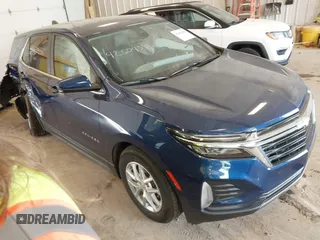 2023 Chevrolet Equinox LT with VIN 3GNAXKEG5PL106207, listed as a IAAI auction lot 42604389 with 19,337 mi miles and . Bid and sale history available at DreamBid. Image 1.
