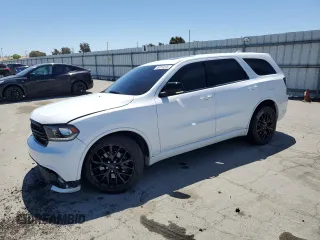 2016 Dodge Durango R/T with VIN 1C4SDJCT9GC486471, listed as a Copart auction lot 58099295 with 76,436 mi miles and Salvage title. Bid and sale history available at DreamBid. Image 1.