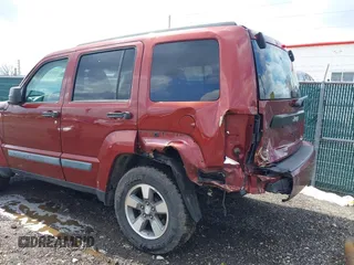 2008 Jeep Liberty Sport with VIN 1J8GN28K68W111462, listed as a IAAI auction lot 42012567 with 129,077 mi miles. Bid and sale history available at carsss.com. Image 6.