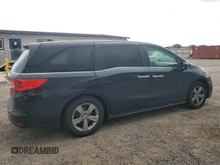 2018 Honda Odyssey EX with VIN 5FNRL6H50JB028983, listed as a Copart auction lot 51187405 with 111,779 mi miles and Clean title. Bid and sale history available at DreamBid. Image 3.