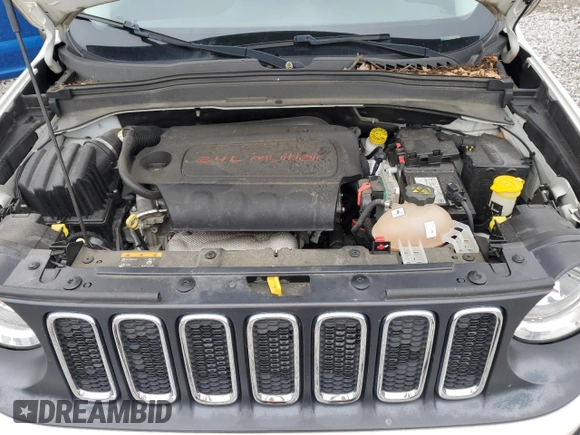 2017 Jeep Renegade Altitude with VIN ZACCJBBB3HPF23443, listed as a Copart auction lot 73295074 with 63,320 mi miles and Salvage title. Bid and sale history available at DreamBid. Image 12.
