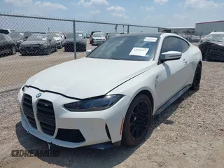 2021 BMW M4 with VIN WBS53AZ02MCH23791, listed as a IAAI auction lot 42318737 with 18,632 mi miles and . Bid and sale history available at DreamBid. Image 22.