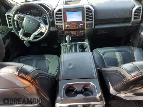2019 Ford F-150 XL with VIN 1FTEW1E45KFB43127, listed as a Copart auction lot 50134345 with 194,396 mi miles and Salvage Title. Bid and sale history available at DreamBid. Image 8.