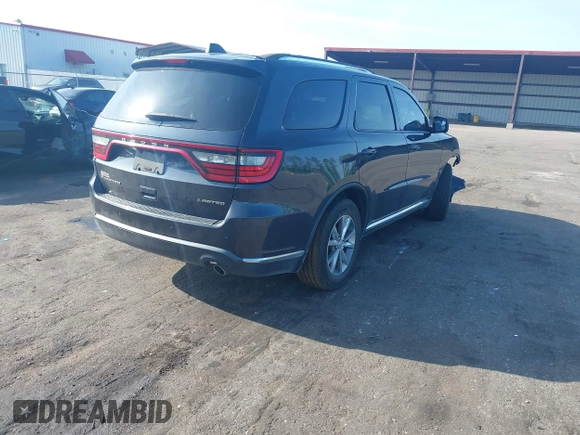 2014 Dodge Durango Limited with VIN 1C4RDHDG7EC483736, listed as a IAAI auction lot 42469233 with 265,842 mi miles and . Bid and sale history available at DreamBid. Image 4.