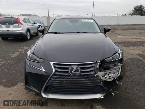 2018 Lexus IS with VIN JTHBA1D2XJ5073905, listed as a Copart auction lot 45915575 with 73,075 mi miles and Salvage Title. Bid and sale history available at carsss.com. Image 5.